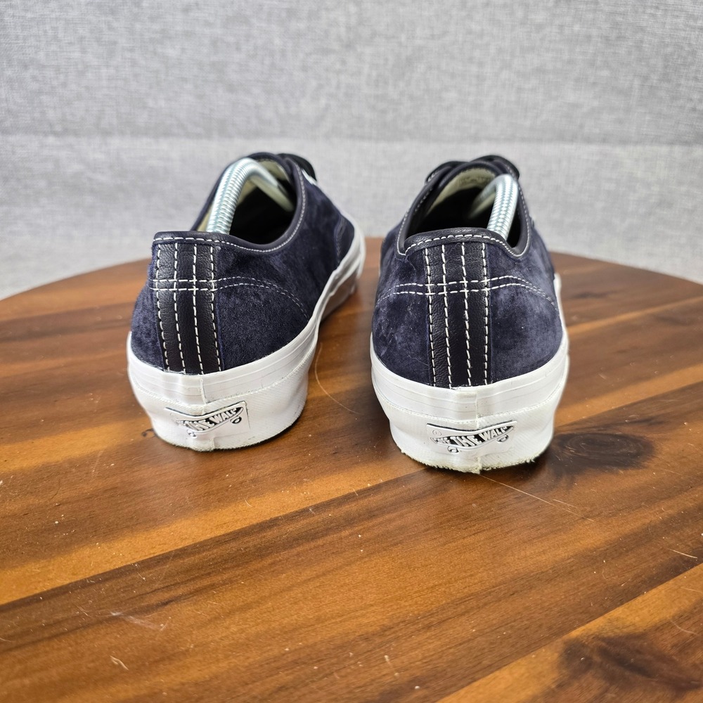 Vans Authentic Navy Blue Suede Low Top Sneakers Mens 11.5 507452 Skate Shoes - Picture 12 of 15
